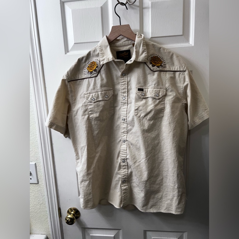 Limited run Howler Brothers ACL short sleeve pearl button shirt